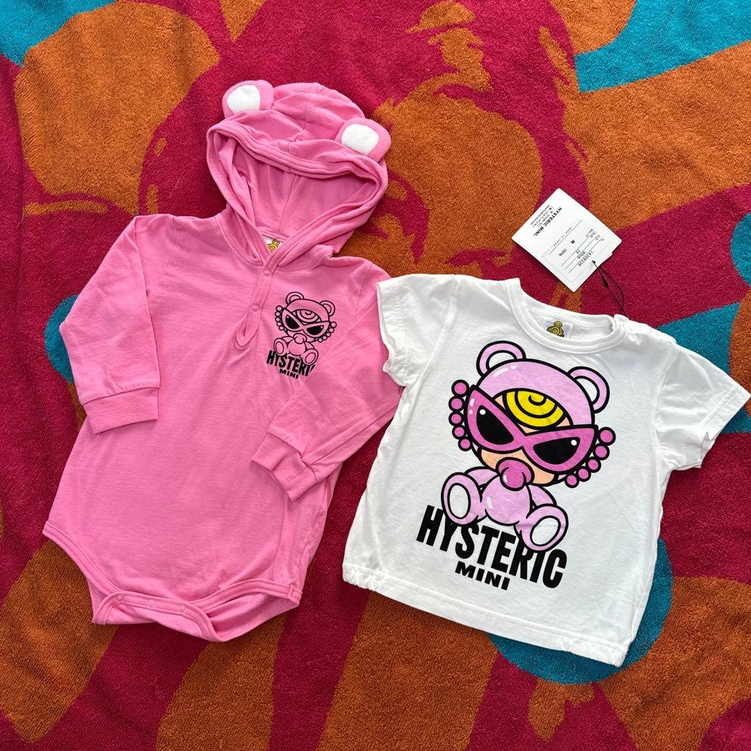 154・ヒスミニ 新品 テディ ロンパース 80cm - メルカリ