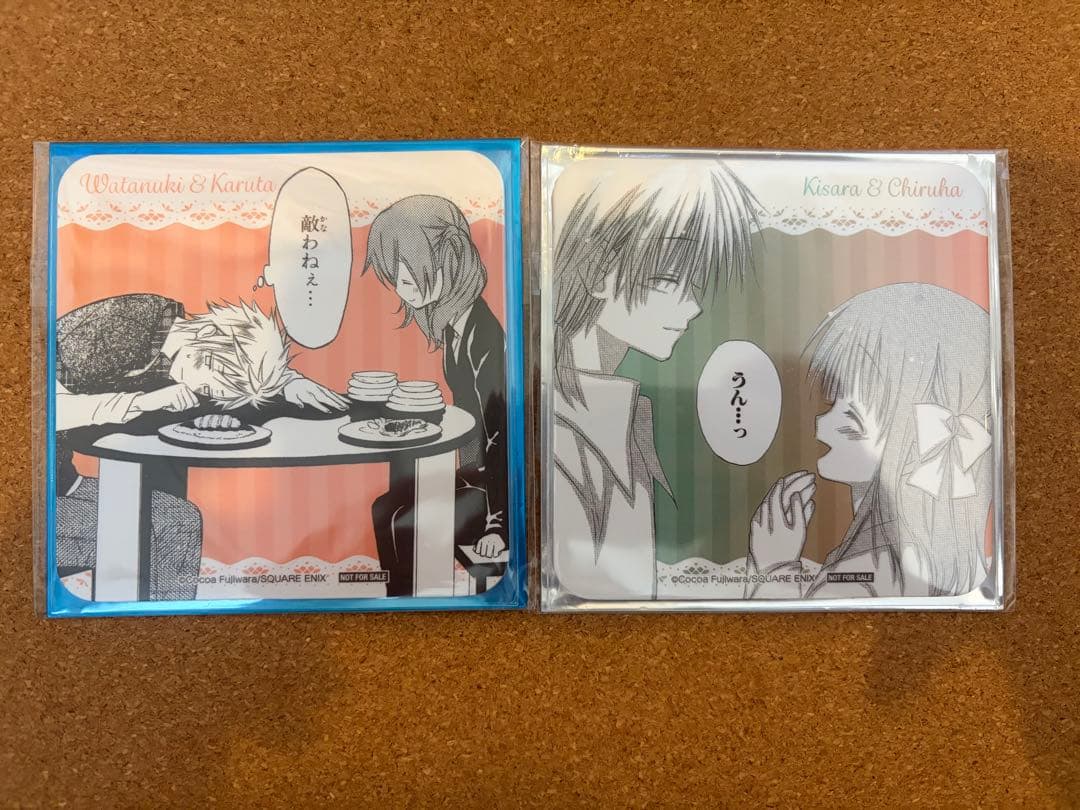 妖狐×僕SS 藤原ここあ コラボカフェ コースター 2種セット 15周年記念 妖狐×僕SS・藤原ここあカフェ」前半メニュー・特典・グッズ