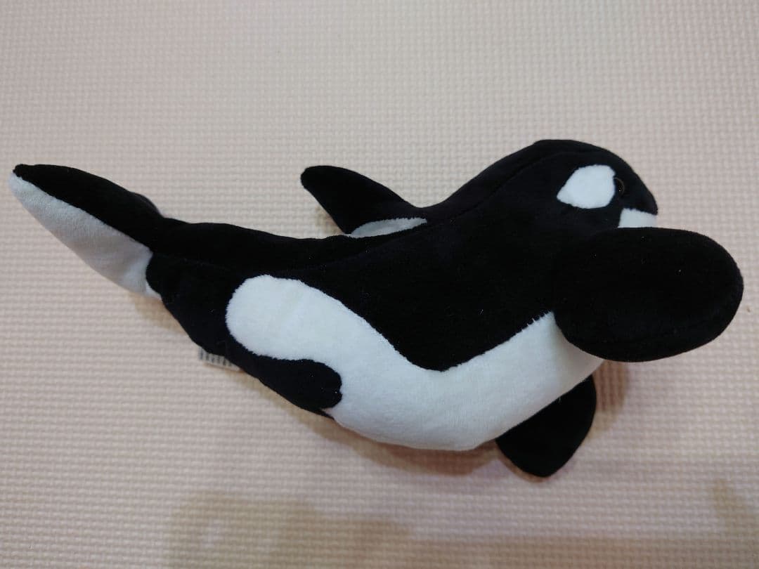 ぬいぐるみ 名古屋港水族館 シャチ 25周年 記念 刺繍入り - メルカリ