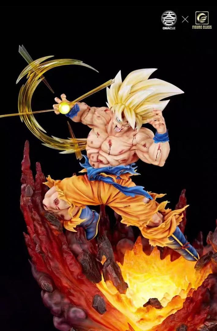 ドラゴンボール 超サイヤ人 VS フリーザ 彫刻フィギュア ガレージ