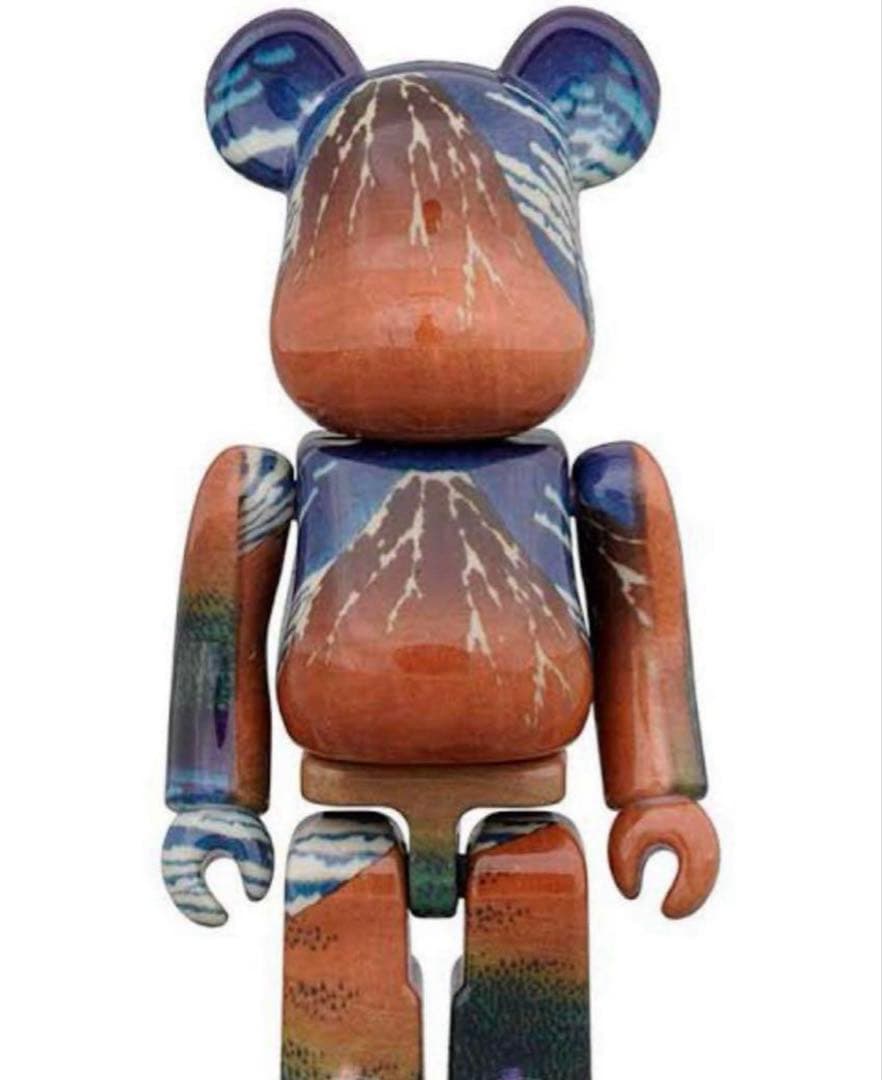 BE@RBRICK 葛飾北斎 「冨嶽三十六景 凱風快晴」100％&400% - メルカリ