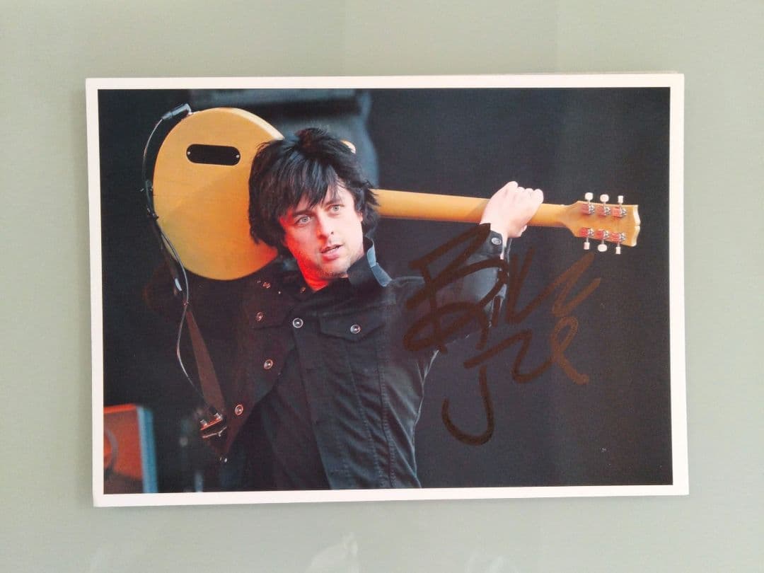 セール中…ビリー・アームストロング直筆サイン入り2Lサイズ写真