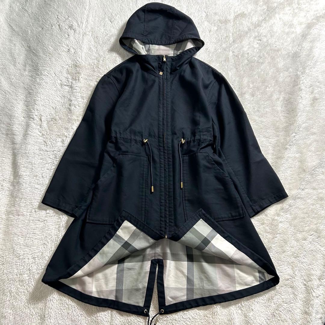 ブルーレーベルクレストブリッジ　モッズコート　ブラック　38 BLUE LABEL CRESTBRIDGE（ブルーレーベルクレストブリッジ）の