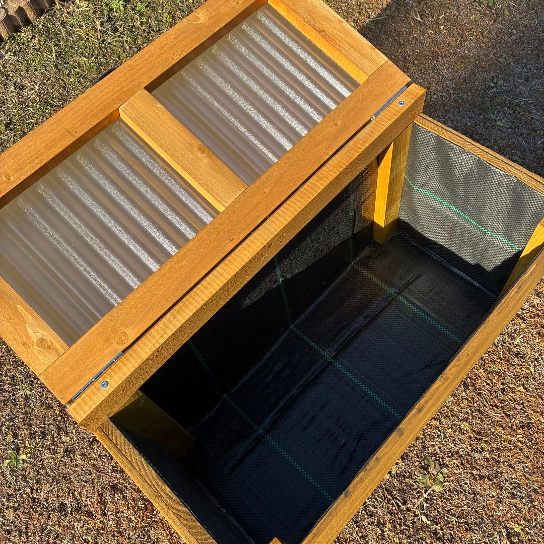 りんご箱で作ったキエーロ型コンポスト - メルカリ