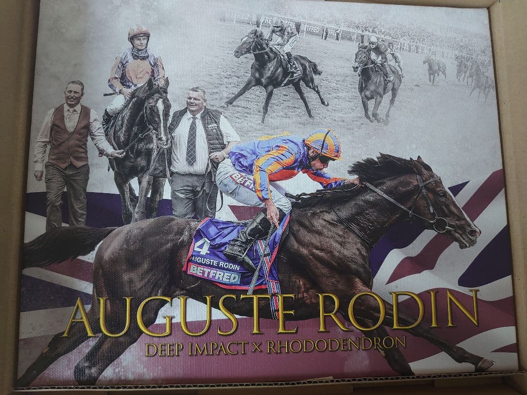 競馬　オーギュストロダン　ウォールデコパネル 英ダービー馬オーギュストロダングッズ登場 | JRA-VANスマホアプリ