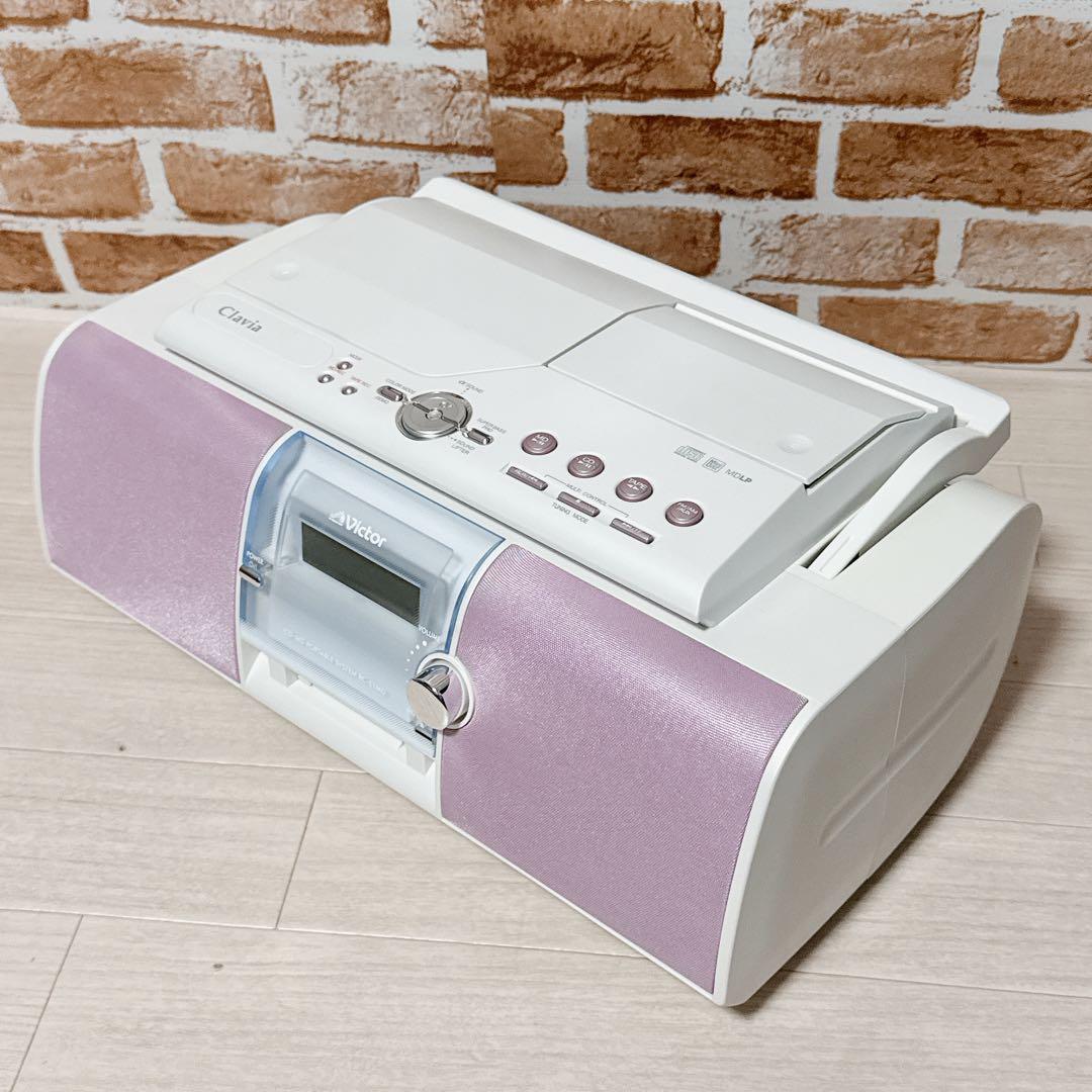 ビクター CD-MDポータブルシステム RC-L1MD-P ピンク 動作品 - メルカリ