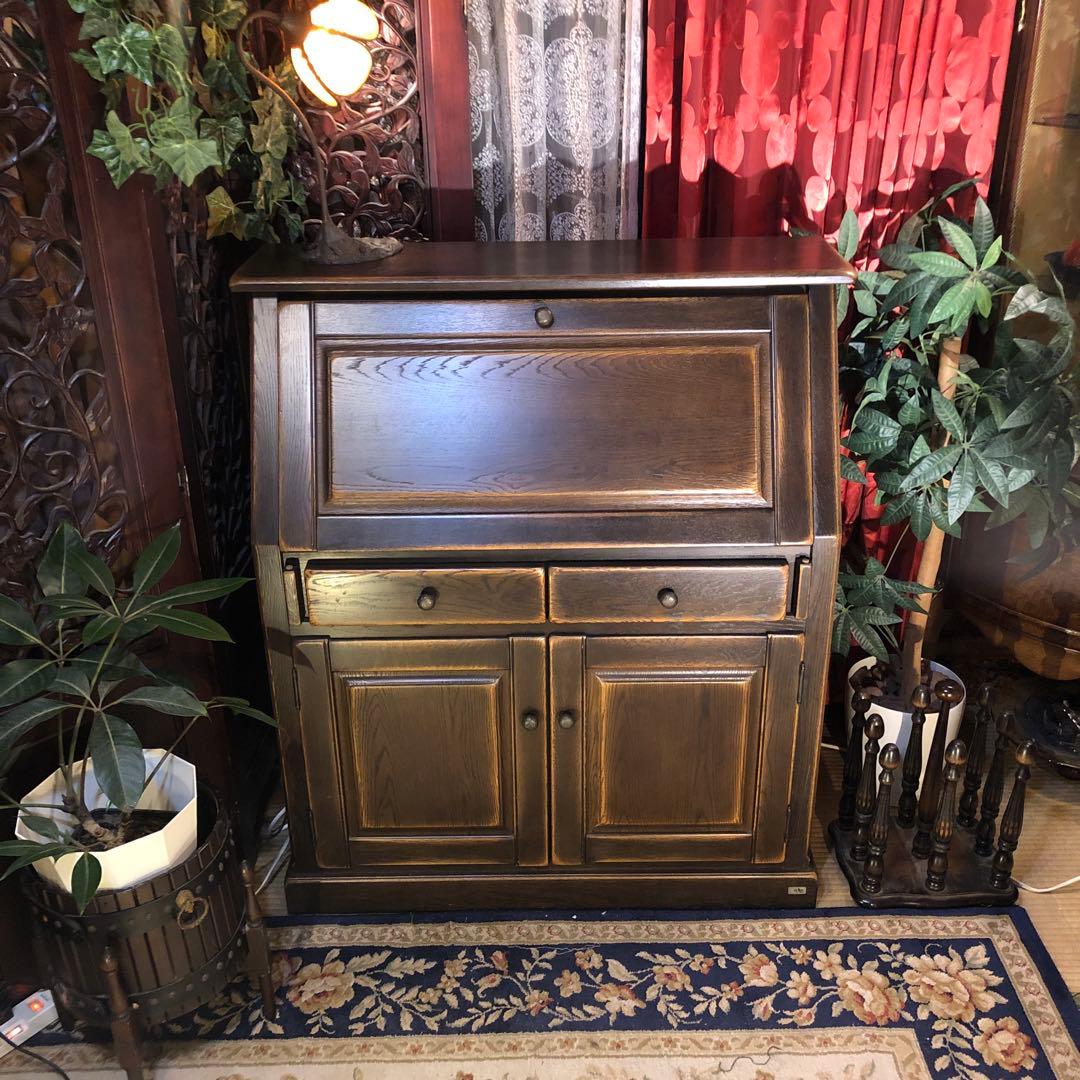 Sale 国産ヴィンテージ 北海道旭川 近藤工芸 ライティングビューロー