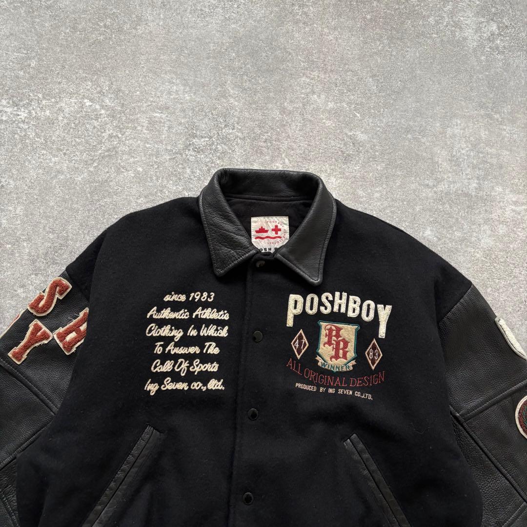 POSH BOY】 ポッシュボーイ 80s フルデコスタジャン ヴィンテージ