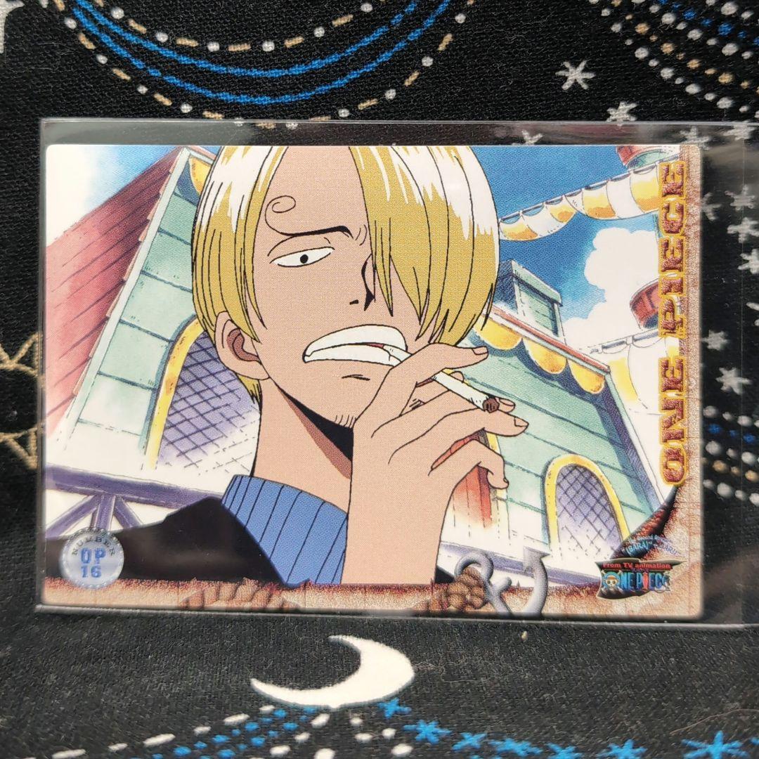 激レア ワンピース アマダ トレーディングステッカー アニメ サンジ