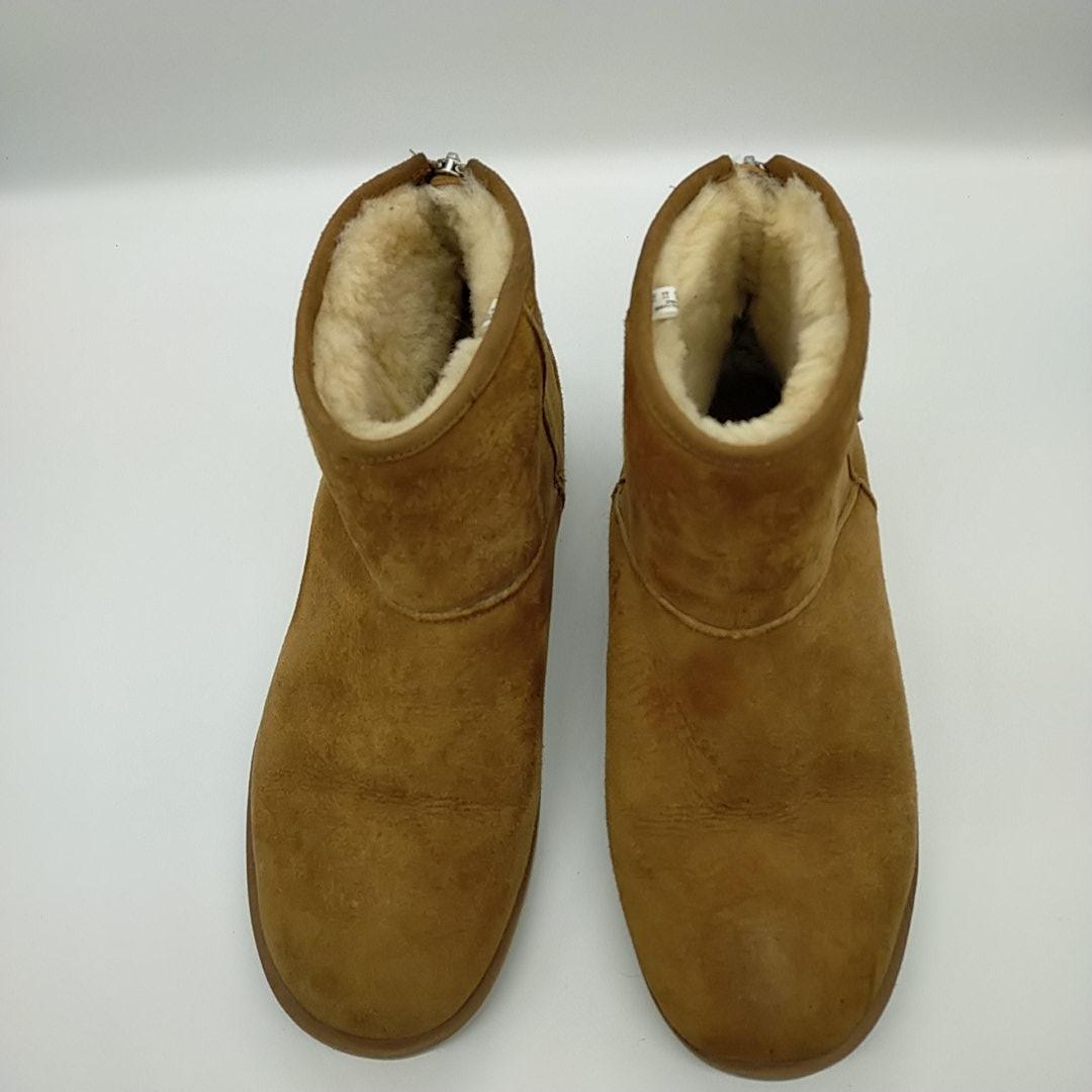 ショウ様限定 スイコック ミッド ムートンブーツ 茶 29 ビブラム