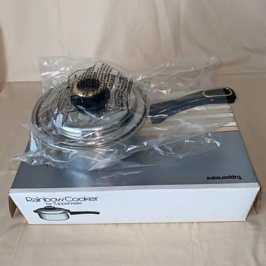ト*コ様 新品 タッパーウェア レインボークッカー 17cm 片手鍋 - メルカリ