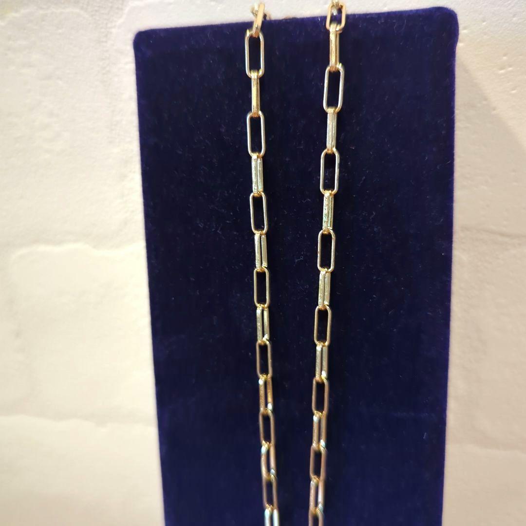 《新品・未使用》高島屋 ゴールドリンクチェーン ロングネックレス 眼鏡チェーン