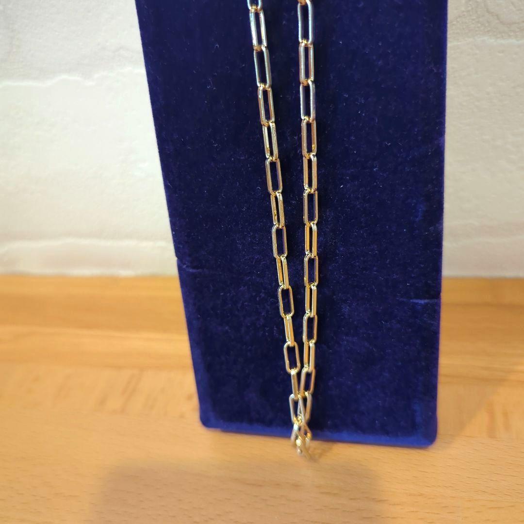 《新品・未使用》高島屋 ゴールドリンクチェーン ロングネックレス 眼鏡チェーン