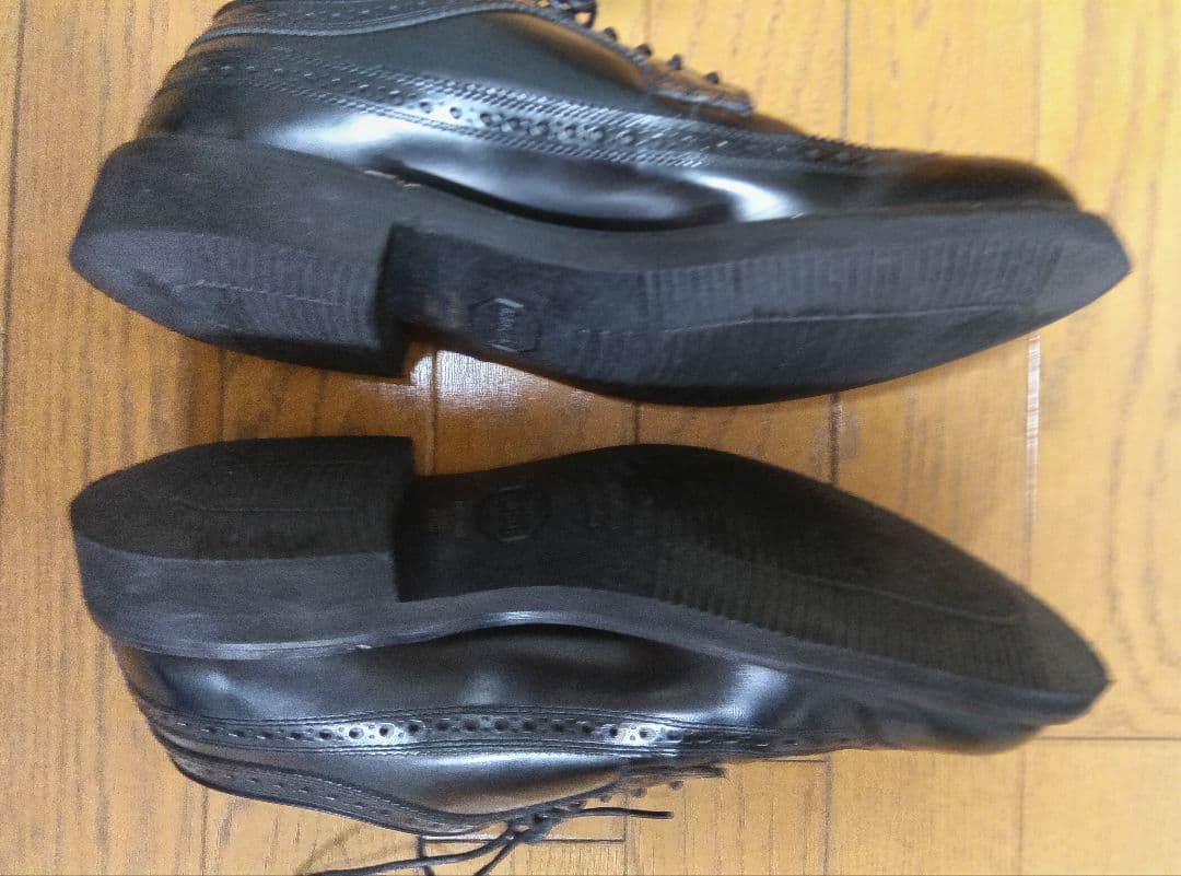 REGAL 26 3E ウィングチップ 黒 幅広 JN03 おかめ飾り リーガル - メルカリ