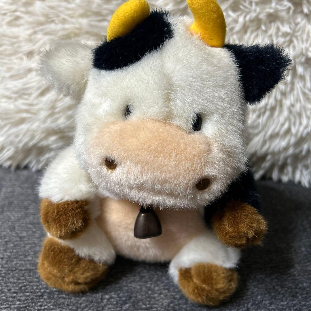 ヒロクンハウス うし 牛 ぬいぐるみ レトロ 当時物 - メルカリ