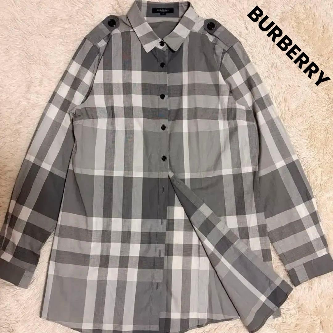 BURBERRY バーバリーロンドン メガチェック ノバチェック 長袖 シャツ