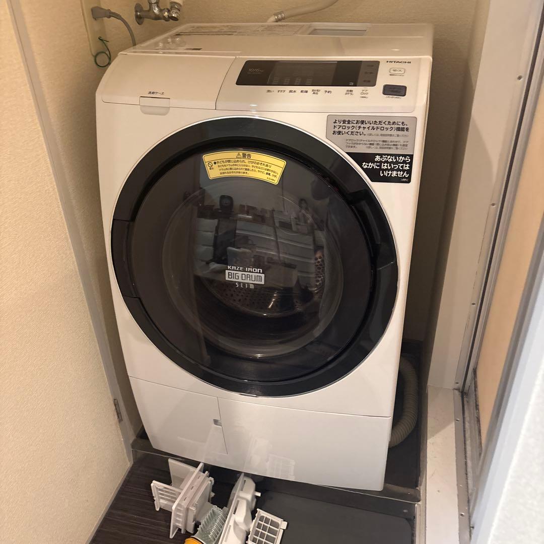 【送料込/発送日11/20頃】HITACHIドラム式洗濯機　BD-SG100CL 日立 ヒートリサイクル 風アイロン ビッグドラム BD-SG100CL 価格比較