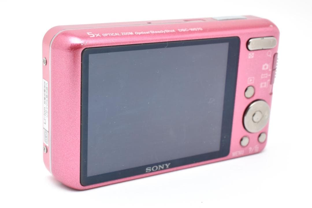 《 美品 》 ソニー　SONY Cyber-Shot DSC-W570 ピンク