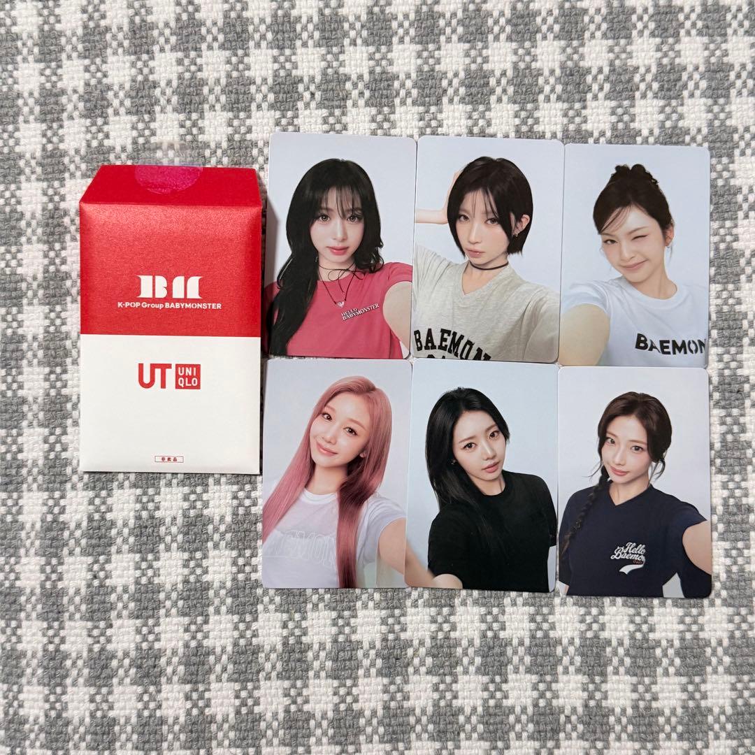 Babymonster x ユニクロ 購入特典 全6点セット ベビモン Ⅵ - メルカリ