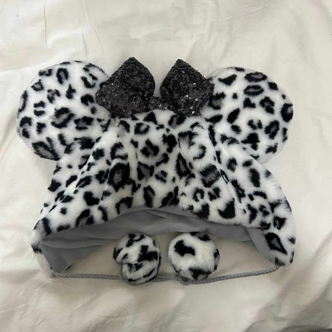 ヒョウ柄ミッキー型帽子 - メルカリ