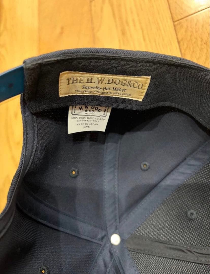 【 THE H.W.DOG&CO. 】BOX CAP [D-00921]