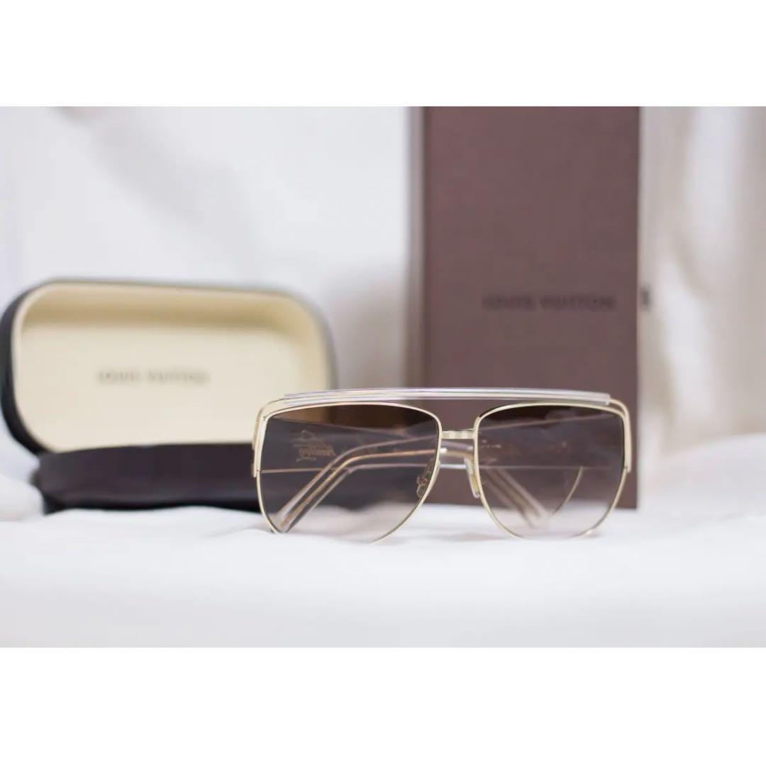激レア】 LOUIS VUITTON ルイヴィトン サングラス 眼鏡 ゴールド