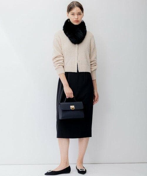 O409新品23区【APPLAUDIR】ダブルクロス ドレス38￥36300 - メルカリ