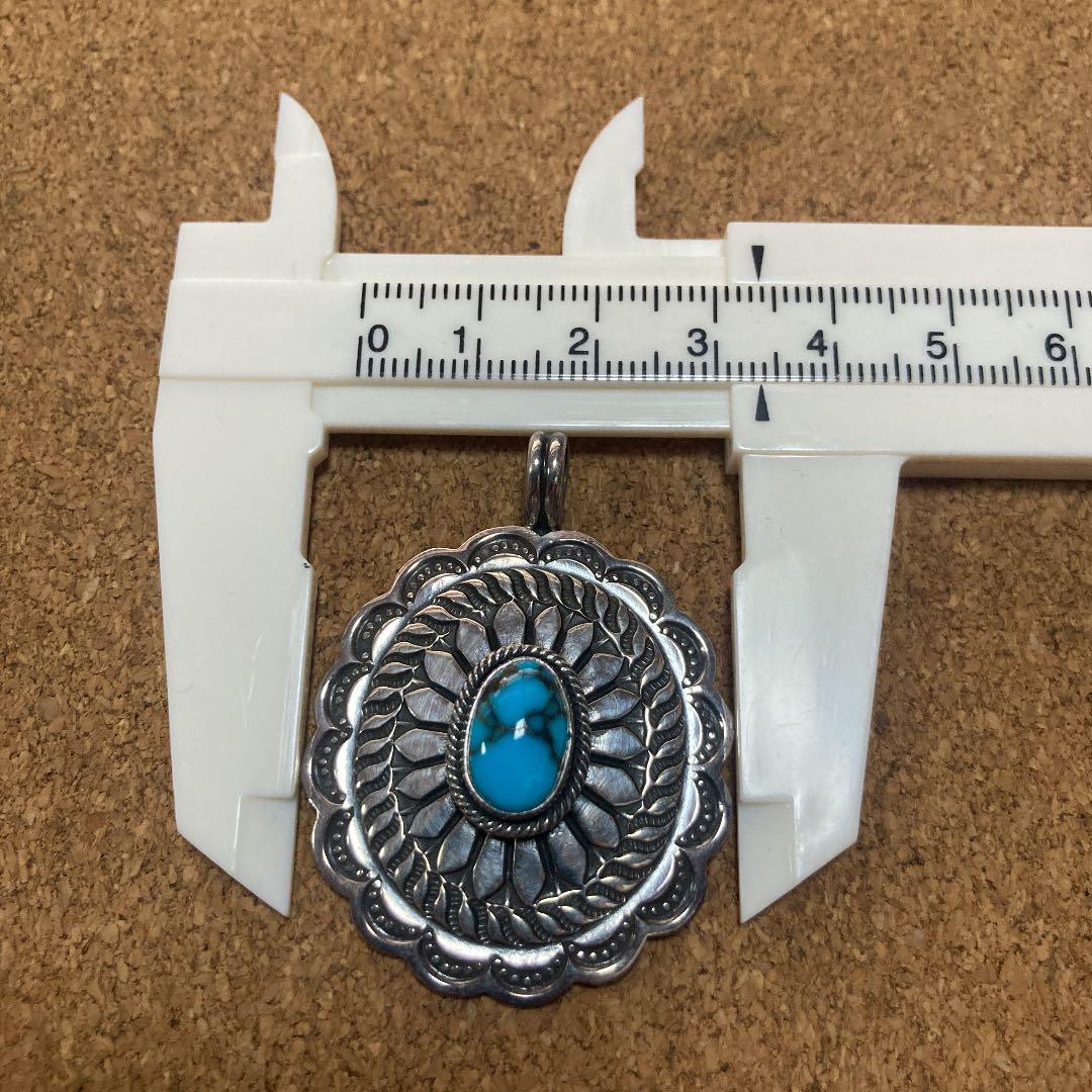 ゲーリーリーブス ターコイズ ナバホ ペンダント インディアン