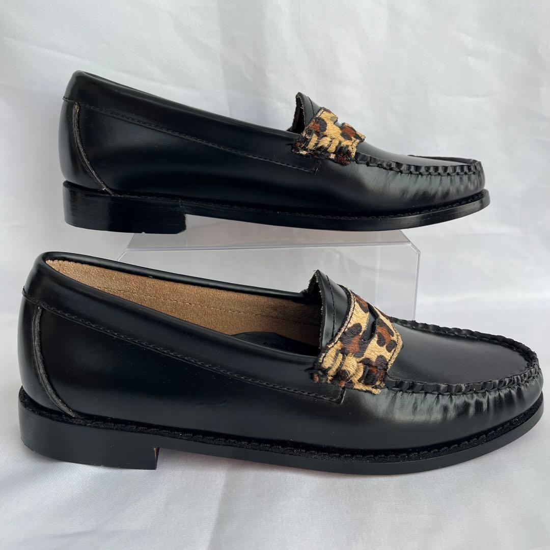 ✨極美品✨G.H.BASS ジーエイチバス ローファー レオパード 23㎝