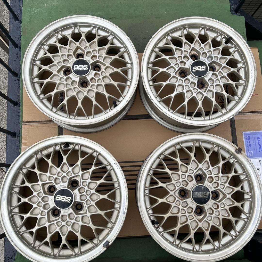 BBS 14インチ メッシュホイール 旧車 軽自動車 PCD100 4穴5.0J - メルカリ