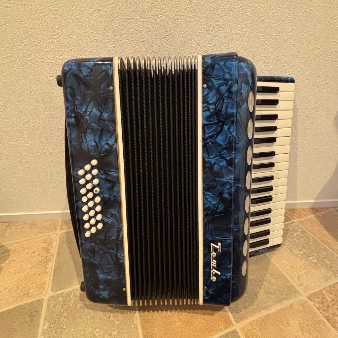 極美品】TOMBO トンボアコーディオン No.241 ブルー