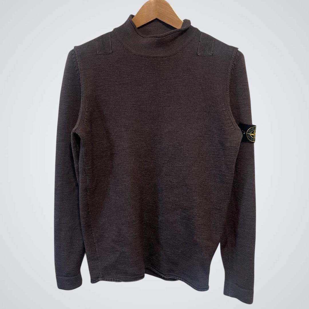 【大人気】STONE  タートルネックニット L パープル RBC】【秋冬】タートルネックニットセーター/パープル（G-BSTR-26