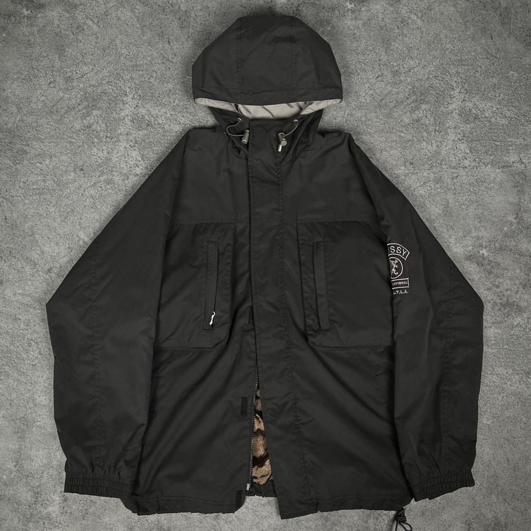 old stussy 00s SSTフィッシングナイロンジャケット ステューシー