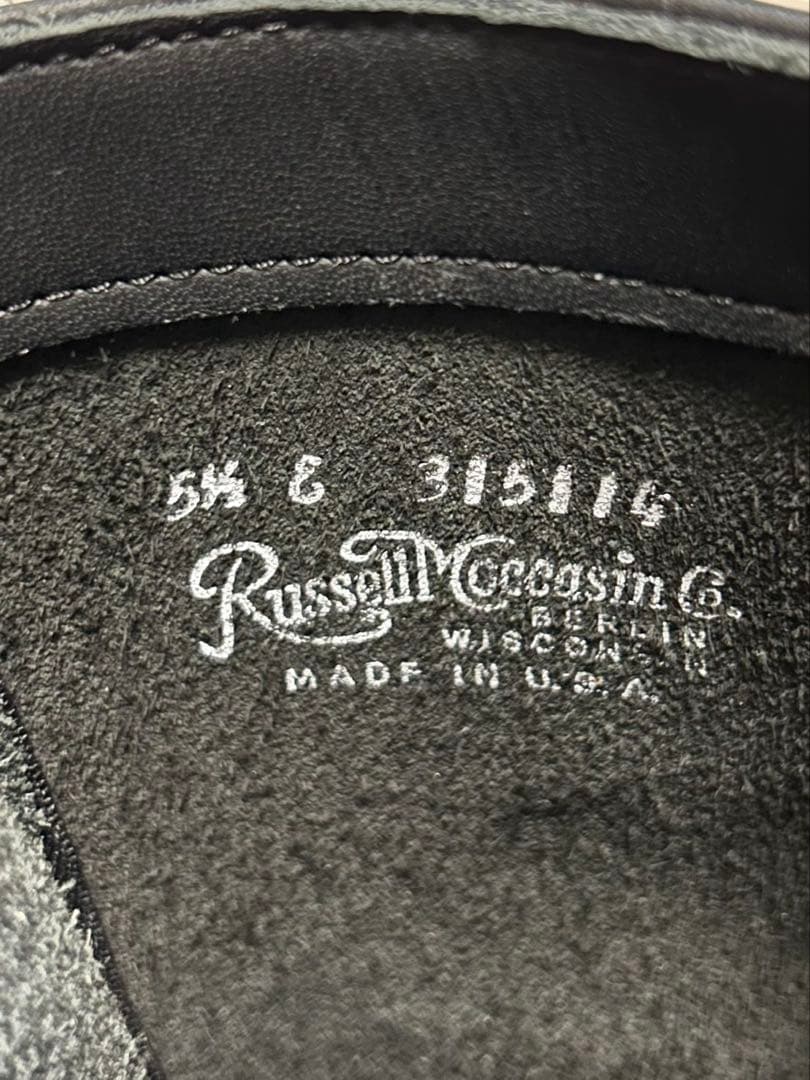 RUSSELL MOCCASIN/ロングブーツ/ZEPHYR/size5.5/黒 - メルカリ