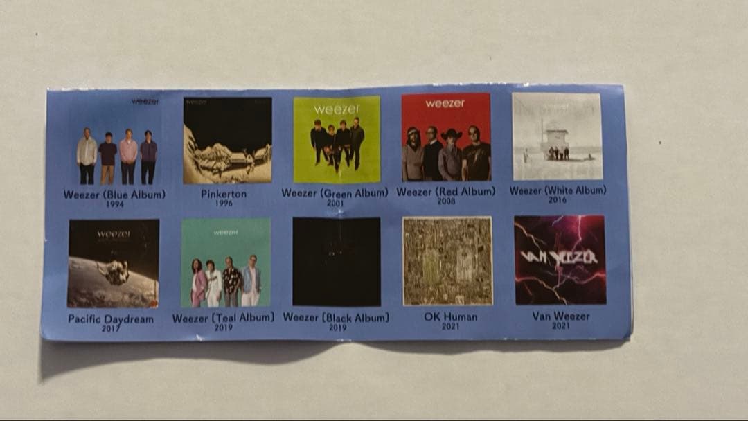 Weezer ウィーザー メタルチャーム10個コンプリート ガチャガチャ