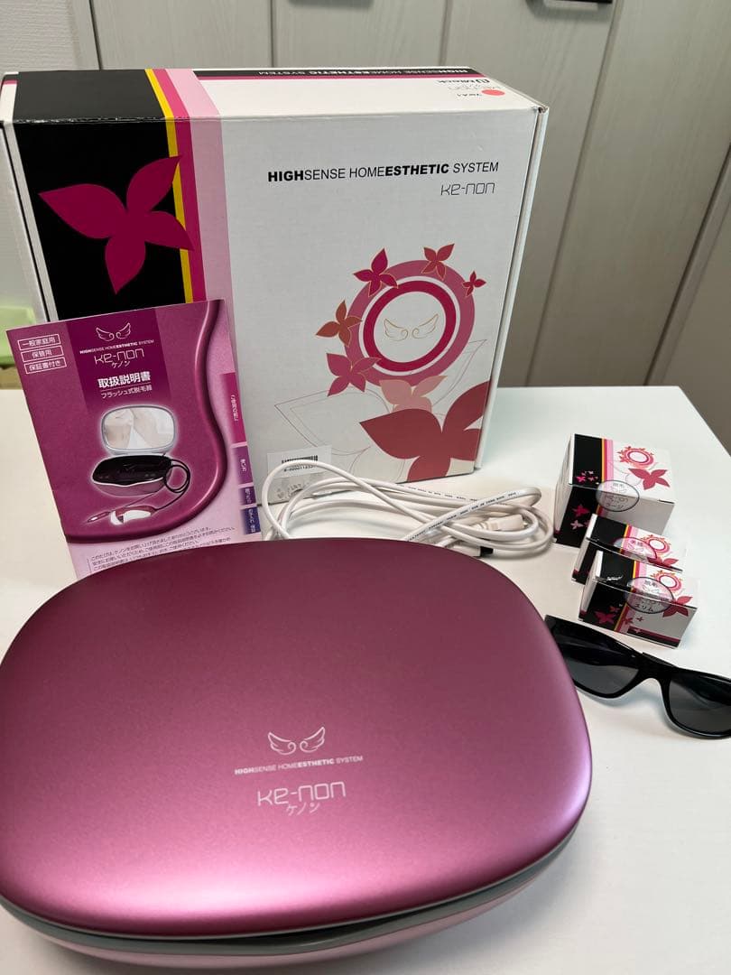 期間限定値下げ！ケノン kenon 脱毛器 Ver.4.1 未使用カードリッジ付 ケノン（ke-non） 家庭用脱毛器ケノン ke-non Ver.4.1 オレンジ