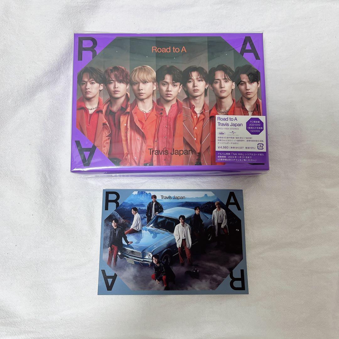 Travis Japan Road to A FC限定版 DVD フォトカード付 Travis Japan Road to A(FC限定盤)/[2CD+DVD]/先着特典フォトカード(A6