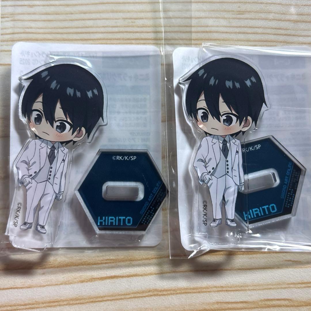 SAO ソードアートオンライン キリト 誕生日 スーツ アクスタ 2点セット