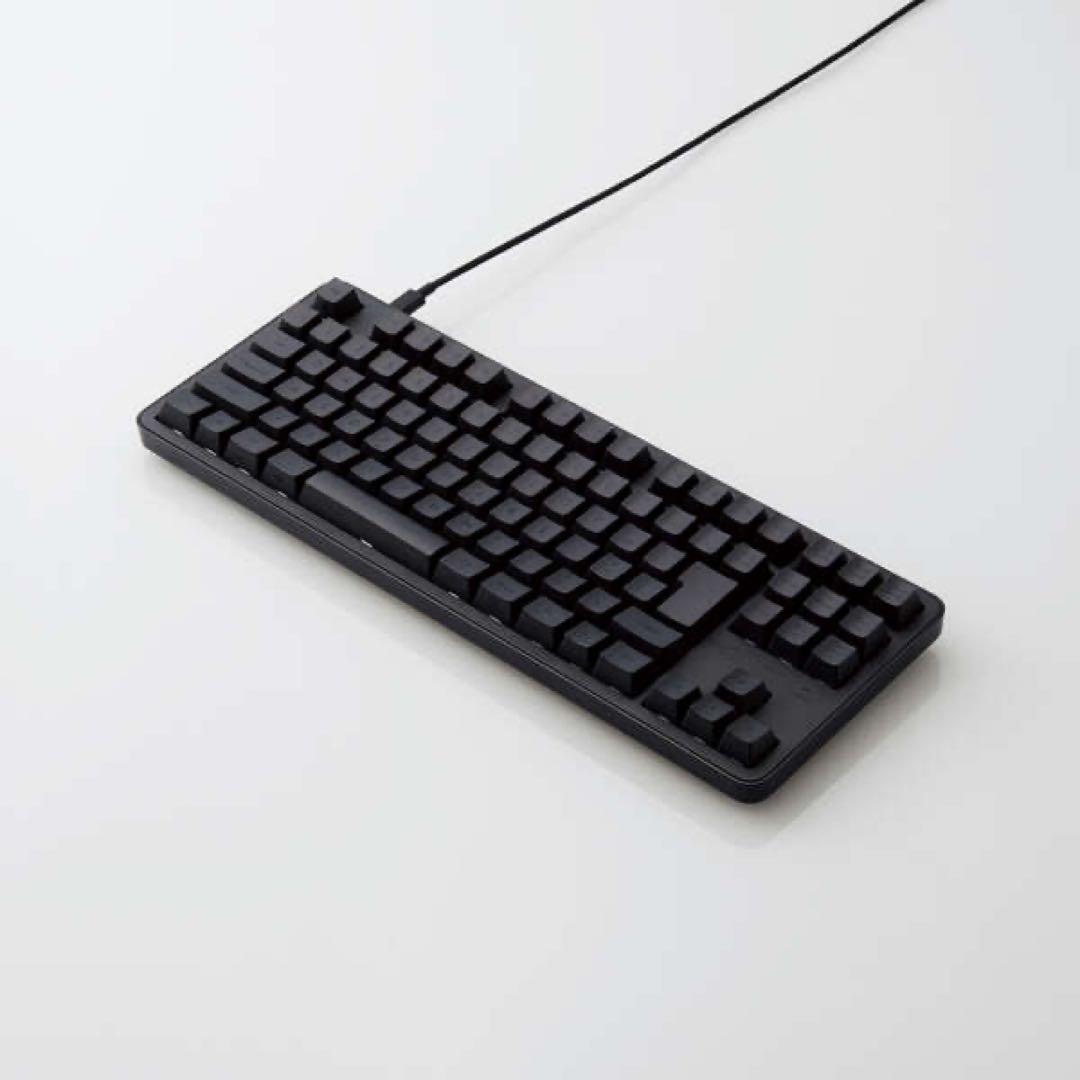 キーボード ELECOM / TK-MC30UKTBK 有線メカニカルテンキーレスキーボード - TK-MC30UKTBK
