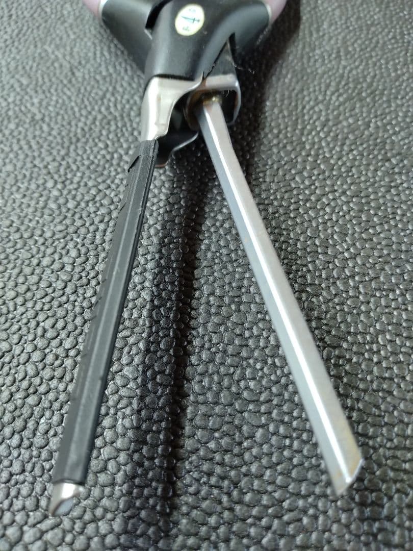 レンツシステムアイロンF-4G 5角4mm理容アイロン 中古美品ラバー新品