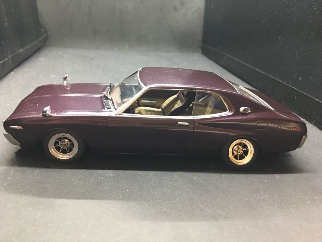 旧車プラモデル完成品C130ローレル1／24 - メルカリ
