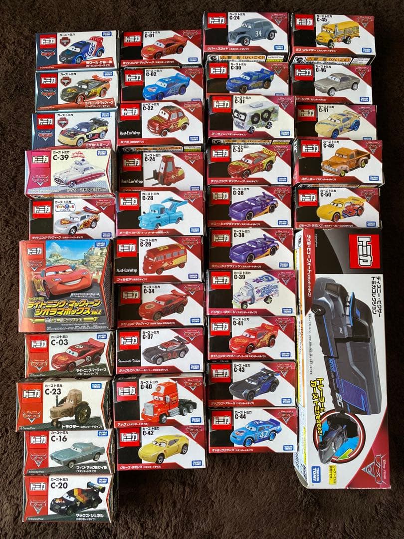 トミカ　カーズシリーズ36台セット カーズ トミカ C-36 ライトニング・マックィーン(パトカータイプ