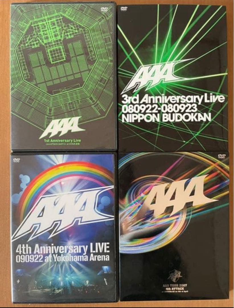 【AAA】LIVE DVD ４本セット AAA ライブDVD 3枚セット - メルカリ
