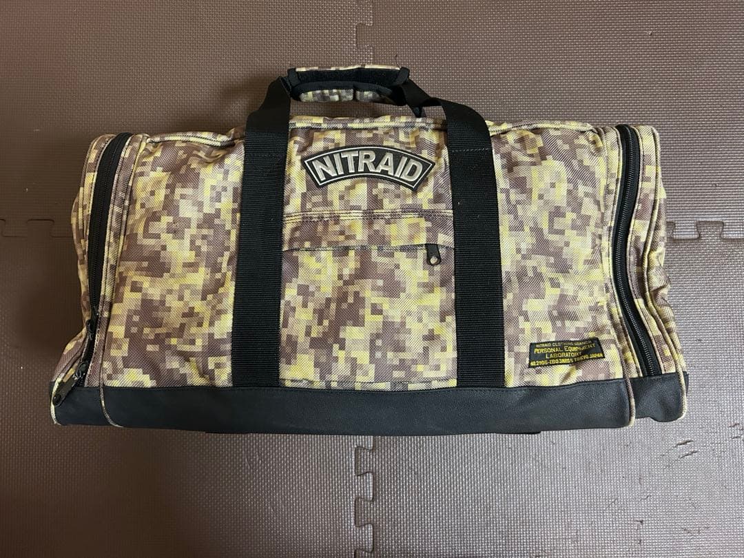 NITRAID ナイトレイド ダッフルバッグ モザイクウィード リアル
