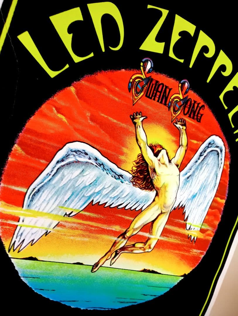 希少 90sビンテージ ベルベットポスター『SWAN SONG』 ツェッペリンB
