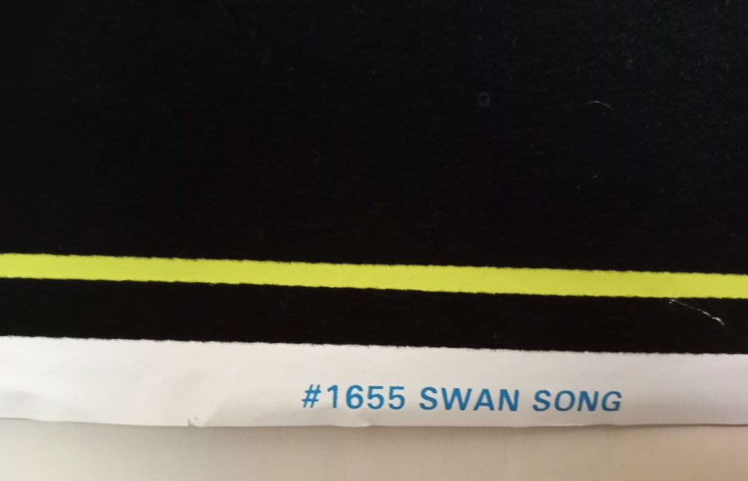 希少 90sビンテージ ベルベットポスター『SWAN SONG』 ツェッペリンB