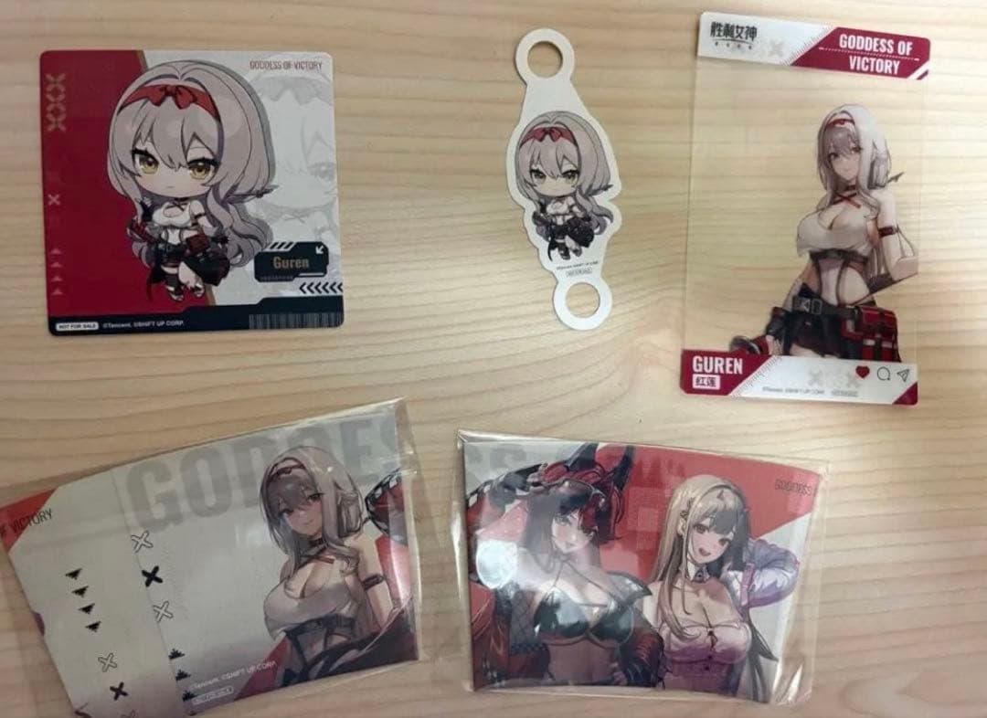 勝利の女神 NIKKE 紅蓮 グッドスマイルカフェ中国限定 5点セット