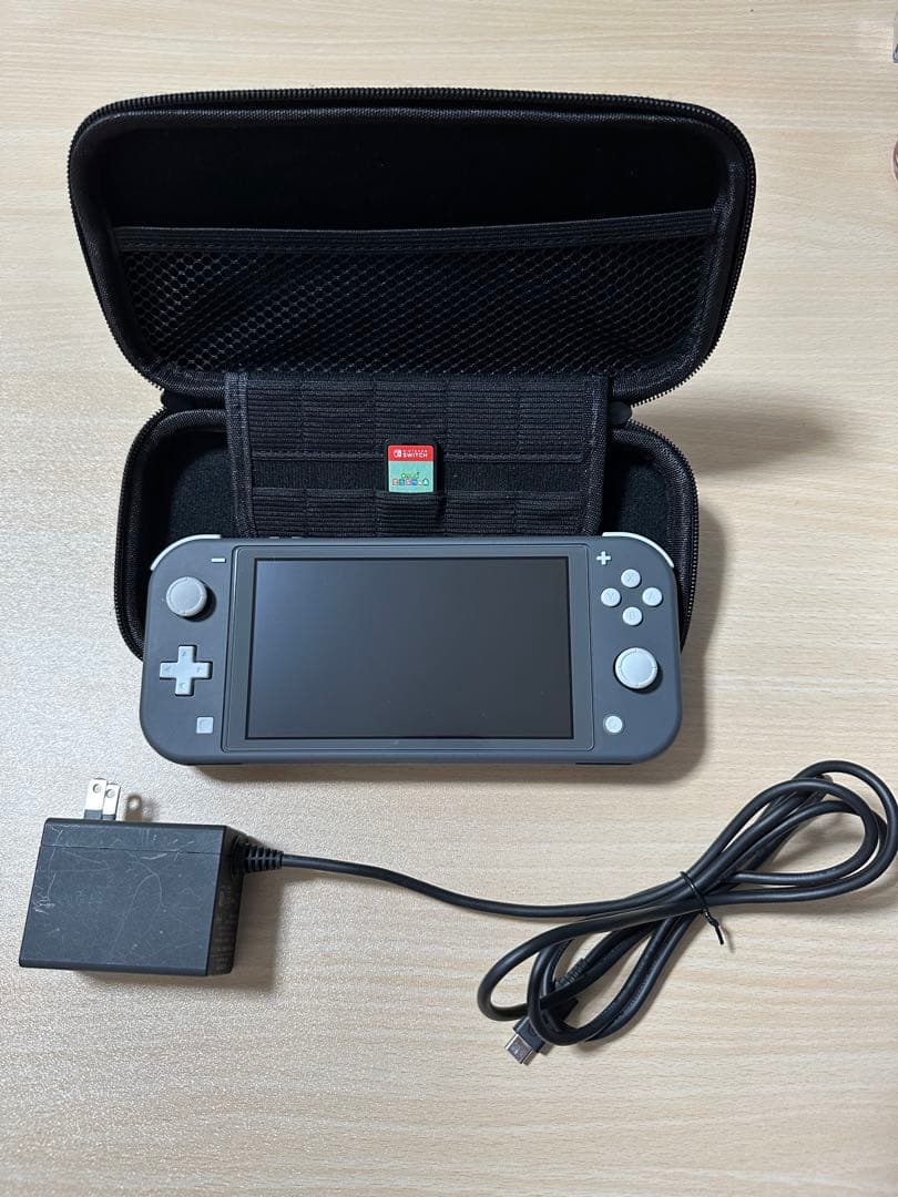 Switch ライト　グレー(あつ森ソフト付き) Nintendo Switch Lite あつまれ どうぶつの森セット ～まめきち＆つぶ