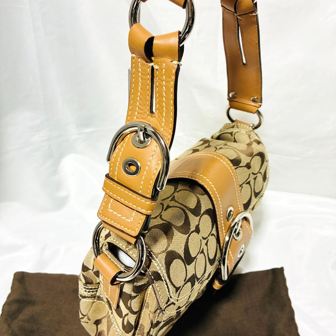 《美品》COACH ワンショルダーバッグ シグネチャー ソーホー ハンドバッグ