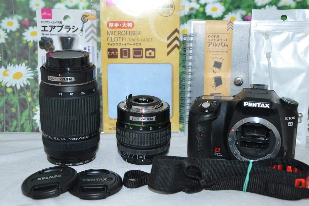 ❤️PENTAX K-100D ❤スマホ転送OK ❤ダブルズーム❤超望遠❤